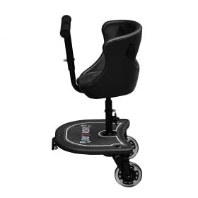 Easy X Rider ståbräda med sits i svart