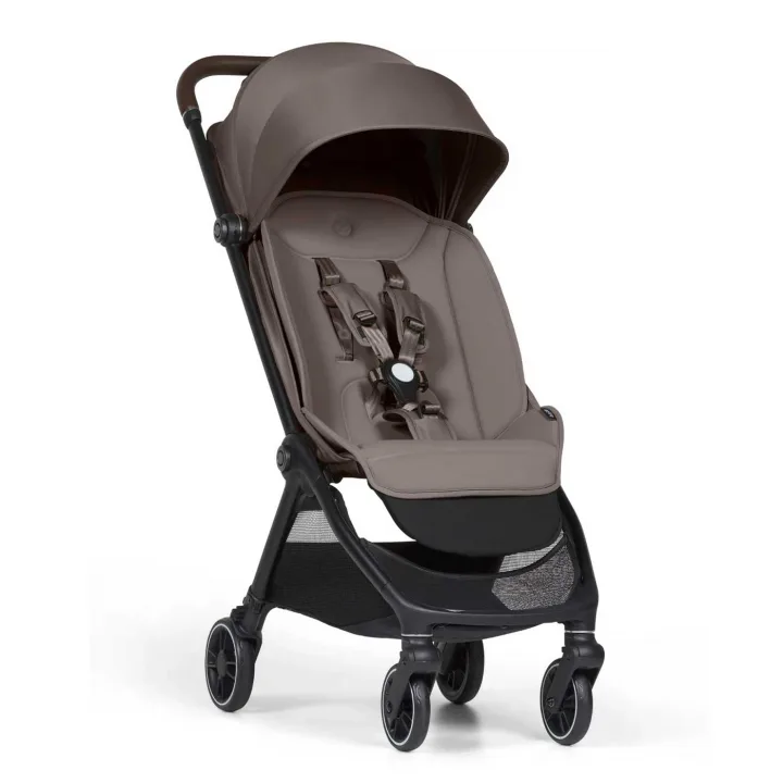 Bumprider Connect Mini resevagn i taupe med uppfälld sufflett
