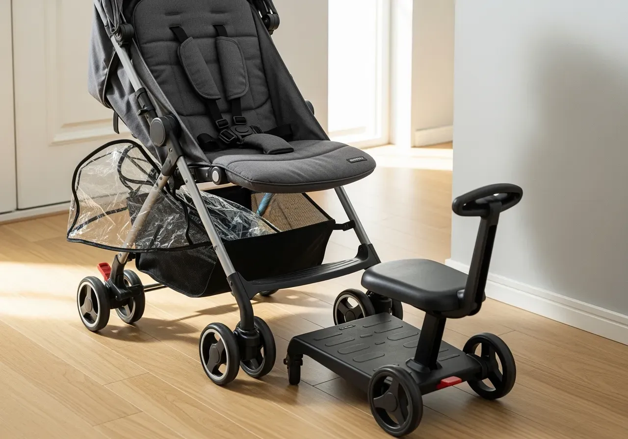 Bumprider Connect Mini grå barnvagn