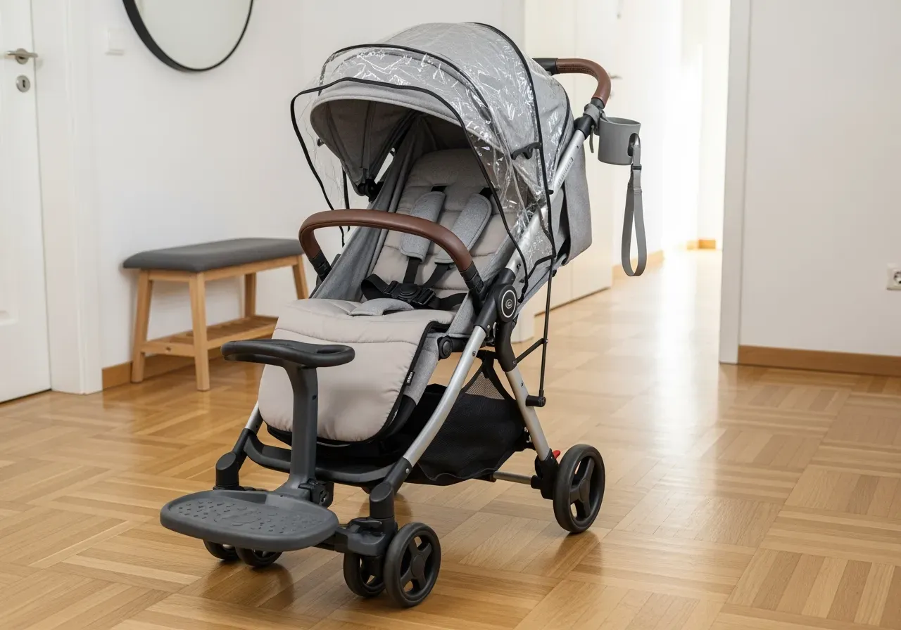 Bumprider Connect Mini Taupe resevagn