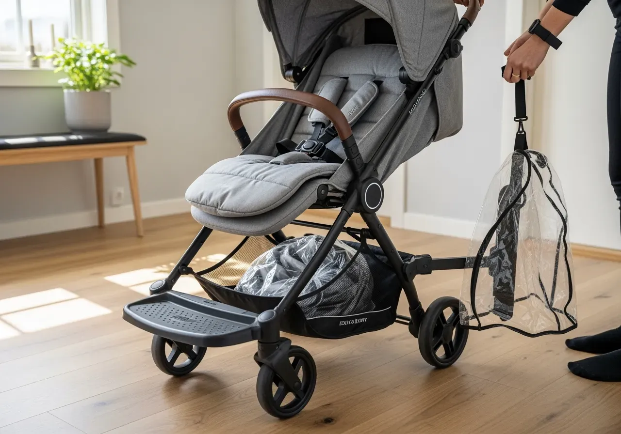 Tillbehör för sits till ståbräda