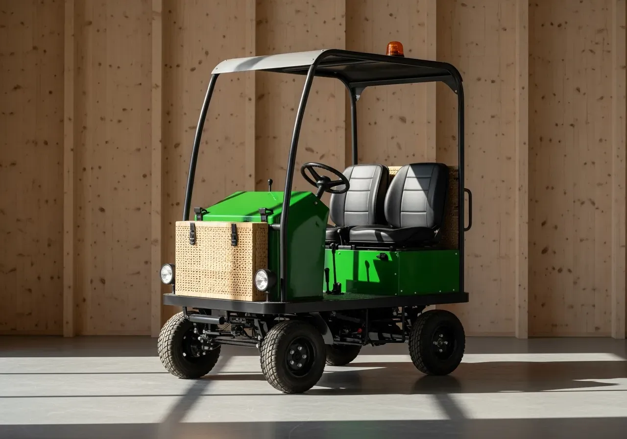 Blå SEAT+ sits till ståbräda