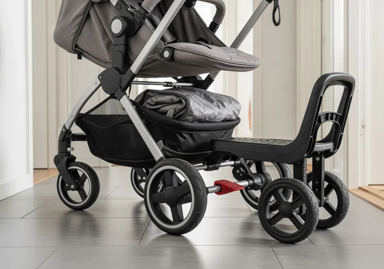 Sits till ståbräda i svart