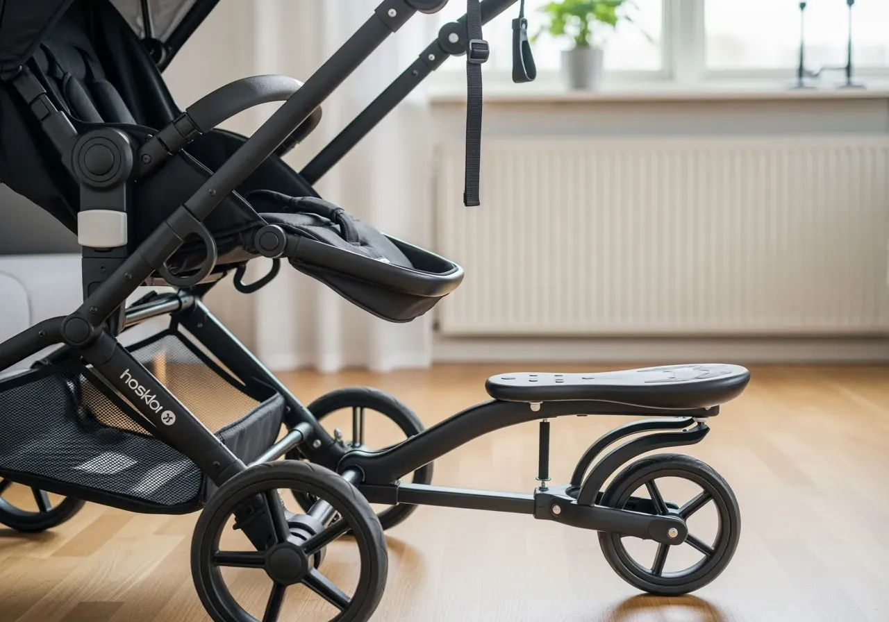 Ståbräda till barnvagn guide