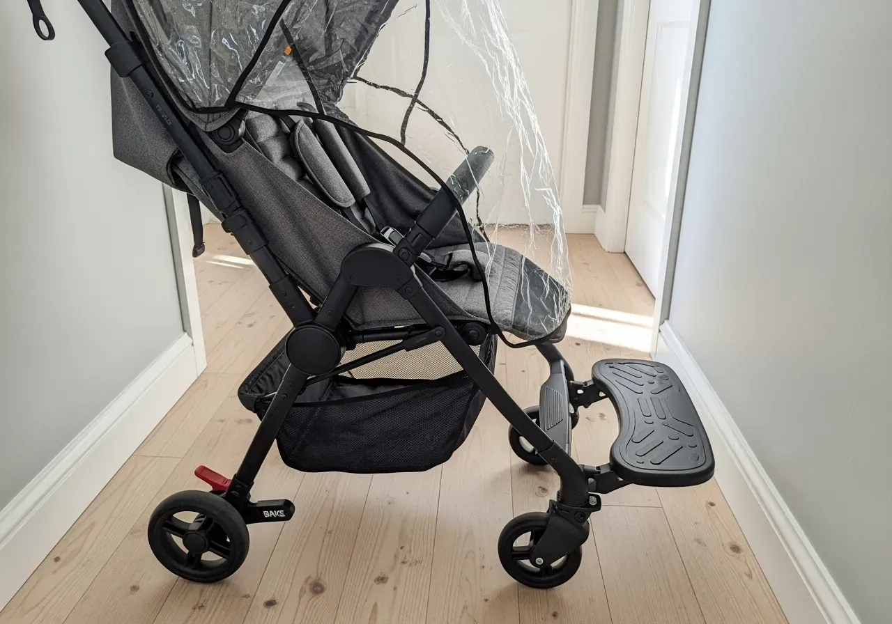 Ståbräda utan sits på vagn